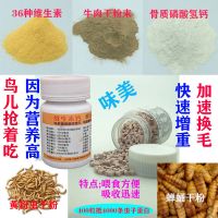 鸟用维生素钙片1瓶 面包虫活体黄粉虫片健骨丸换毛丸代替虫子画眉食鹩哥食八哥食饲料