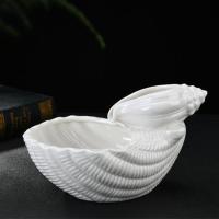 雪花白 海螺款 猫咪饮水机陶瓷自动循环狗狗不插电饮水器静音流动活水喝水喂水器