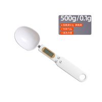 白色 奶粉电子秤量勺称精准称重厨房家用烘培勺子称计量勺克数勺刻度勺