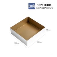 ds2010184 18*18*6 三能金色不沾烤盘SN1312家用古早正方形金盘28×28cm蛋糕卷模具