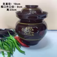 5斤水容量 密封加厚土陶泡菜坛子老式家用陶瓷酸菜缸腌咸菜小号密封罐子