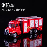 消防车 工程车男孩蛋糕装饰摆件挖土机挖掘机路标路障儿童生日蛋糕插牌