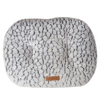 S(建议15斤内用) 黑白色 狗狗垫子猫垫毯子宠物窝狗窝猫窝大小型犬床被秋冬款四季加厚睡垫