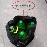 黑色 宽41cm高44cm 手提袋大容量可单肩折叠超市购物袋上班袋逛街袋家用包袋超结实哦