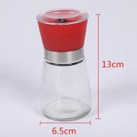 红色空胡椒磨 白胡椒粒100g玻璃瓶研磨器装胡椒粉调料海南白胡椒子颗粒