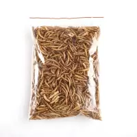 100g装虫干 面包虫干黄粉虫干仓鼠粮食营养蛋白质水龟食物龟粮