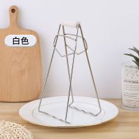 加大款白色防烫夹 大号不锈钢夹碗器防烫夹取碗夹子小砂锅防滑夹菜塑料把夹碟子蒸笼