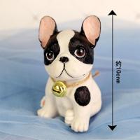 黑色斑点狗 生日装饰摆件 狗狗烘焙装饰法斗牛狗犬斑点狗蛋糕装饰单身狗插牌