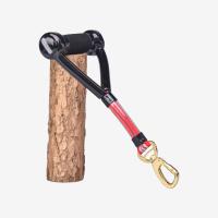 红色短款 M 多尼斯狗狗牵引绳防爆冲牵狗绳拴狗链金毛拉布拉多中大型犬遛狗绳