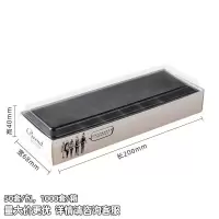 6粒白盒 50套 蛋糕卷包装盒 瑞丽梯形虎皮蛋糕卷寿司盒子 透明瑞士卷高档透明西点长条包装盒