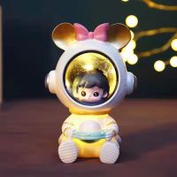 太空男孩小夜灯 自用 太空猫宇航员小夜灯床头卧室宿舍摆件生日礼物送男女节能灯LED