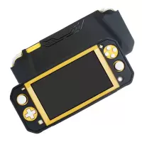 switch lite保护软壳实黑色 适用于任天堂switch lite游戏机配件保护壳TPU软包边套NS透明PC面