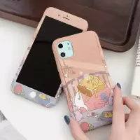 熟睡的海绵宝宝+钢化膜 苹果6/6s通用 前后全包6s苹果11手机壳iPhone12pro女xr防摔xsmax海绵宝宝硬