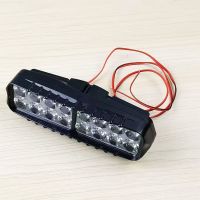 16珠LED射灯简装 摩托车12V24vLED电动车48V60V72V外置大灯电瓶车超亮前大灯总成