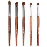 5只眼部套装刷裸装(无包装) 小马毛眼影刷套装软毛眼部眉刷便携一支动物毛化妆刷眼线刷晕染刷