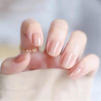 03冰透奶咖 单件 指甲油免烤不可撕不可剥持久冰透果冻粉学生提亮显白半透明裸色