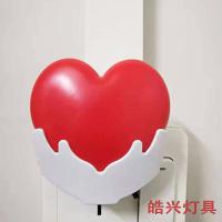 红色手捧心 LED带开关小夜灯浪漫夫妻情趣灯调情灯插电卧室灯夜用·睡眠床头灯