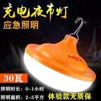 30瓦 飞碟(送充电线) 超亮led充电灯泡户外防水夜市地摊摆摊神器家用停电应急节能白光