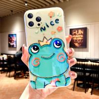 苹果13pro-[绿色青蛙] 苹果13手机壳蓝光卡通海绵宝宝派大星男女款情侣iphone13保护套全