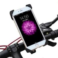 黑色black Universal Bicycle Bike Mobile Phone Holder Clip Brac