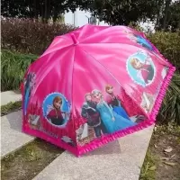 熊出没森林风车 半穿 复仇者联盟可爱儿童雨伞男女自动长柄雨伞小孩学生幼儿园卡通雨伞