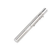 炫白银 双光源+USB充电 USB双光源充电强光迷你手电筒医生便携式检查耳喉鼻眼科照明笔灯