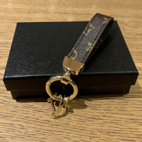 金扣咖花绳(礼盒装) LV&amp;GEDETE汽车钥匙扣挂件女米奇米妮钥匙链绳创意情侣 包包挂饰坠