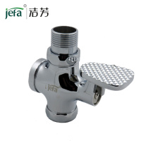 铜脚踩式大便冲洗阀 厕所冲水器 蹲便器脚踏阀 延时冲洗阀