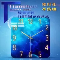 个性简约现代创意时钟时尚挂钟石英钟静音家用钟表客厅卧室挂表