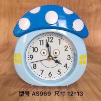 蓝蘑菇 多功能机器猫皮卡丘飞机男女孩学生老人儿童创意床头闹钟铃马蹄表