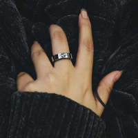 尺码精准推荐 私聊客服 指环戒指轻奢小众精致男女个性潮戒日式简约设计食指ins风高级感