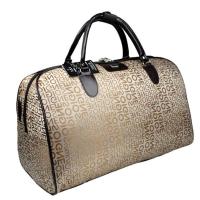 浅色英文 小 韩版可爱旅行包手提旅行袋男女士短途行李包防水行李袋出差旅游包