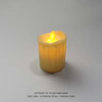 1个 发条家!无聊了让小蜡烛陪你漫漫寒冬!烛光能随意摆动!小夜灯