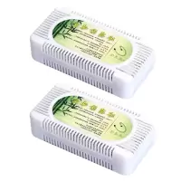 冰箱除味盒(2盒装) 冰箱排水孔清理疏通器带毛刷积水清洗冰箱结冰注射器冰箱除冰神器