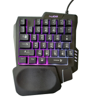 单手键盘 单手键盘机械手感左手吃鸡和平精英电脑手机游戏静音迷你小便携