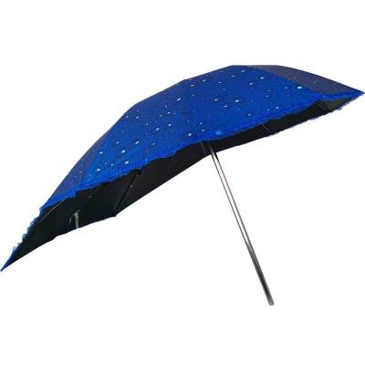 蓝色水珠加长黑胶伞 电动车遮阳伞踏板摩托车自行车三轮车雨棚蓬黑胶防晒防紫外线雨伞
