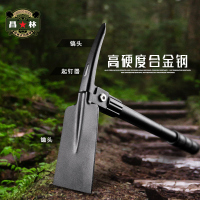 (送铲套/免费开刃) 昌林1532多功能户外车载铲折叠工兵野营铲锰钢铲军铲铁铲钓鱼铁锹