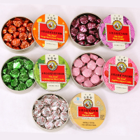 [1盒*24粒]枇杷糖 京都念慈庵菴润喉糖官方授权金桔薄荷柠檬乌梅糖旗舰店护嗓子教师