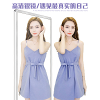 三节静音轨道(配件) 其他 否 衣柜镜子内装推拉镜试衣镜衣橱内置旋转隐藏全身镜折叠伸缩穿衣镜