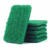 宜洁百吉布铁锅碗盘专用百洁布洗碗布洗锅抹布海绵擦刷锅神器10片