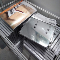 20*20cm4片 0.4米以下宽 西安绿然宜家 索尔丽梳头镜化妆浴室壁挂便携卫生间贴墙镜子4