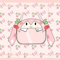 樱(包) 初音未来背包 动漫周边单肩包 miku帆布斜挎包旅行跨包二次