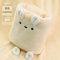 驼色 [大浴巾1条]70x140厘米 浴巾吸水不掉毛三件套家用成人女学生儿童洗澡游泳大号毛浴巾套装