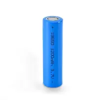 18650锂电池平头[不懂咨询客服] 1个1200mAh 18650锂电池3.7v大容量风扇强光手电头灯收音机可充电电池