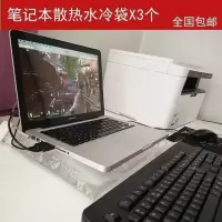 3个大号+2小号 14寸 15.6寸 17寸水冷冰袋神器笔记本电脑降温水袋散热器13寸