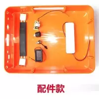 60带灯配件款 12V锂电池塑料壳防水盒18650电池壳户外储蓄电瓶外壳盒子