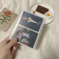 透明款 三寸(可放64张) ins风拍立得3寸相册本迷你爱心追星收纳名片电影票卡片小卡收纳册