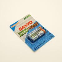 2粒一组 日本SANYO三洋5号充电电池2节装2700mAh 1.2V镍氢相机KTV遥控电池
