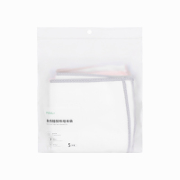 白色5片装 抹布厨房吸水去油污洗碗布家务清洁干湿两用擦桌布不易掉毛小方巾