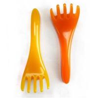 五爪梳头部按摩器牛角刮痧养生头疗梳子带按N摩梳R头皮式头部经络